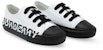 (Preschool) Burberry Low Top 'Black White' 80106371