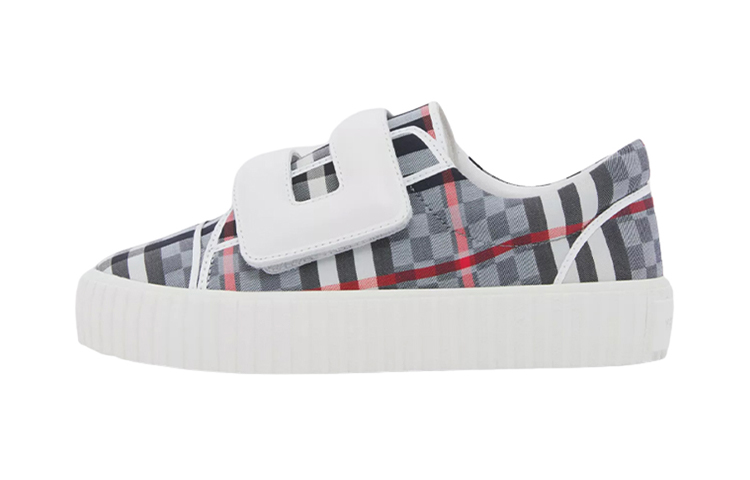 (PS) Burberry Low Top 'Grey Red White'