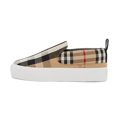 (PS) Burberry Low Top Sneaker 'Beige Black Check'
