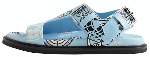 (Preschool) Burberry Printed Buckle Sandal 'Blue Fashion' 80627571 (Preschool) Burberry Printed Buckle Sandal 'Blue Fashion' 80627571