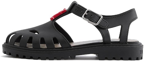 (Preschool) Burberry Round Toe Sandals 'Black Fashion' 80697141 (Preschool) Burberry Round Toe Sandals 'Black Fashion' 80697141