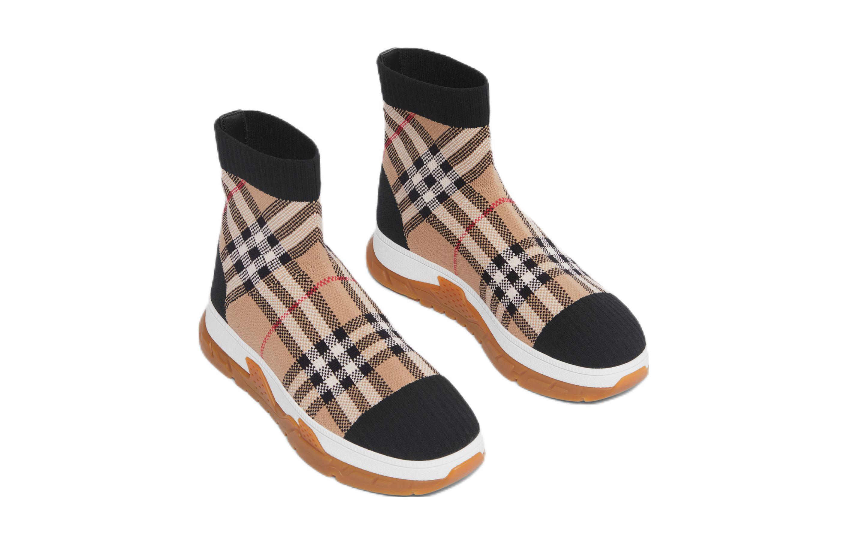(PS) Burberry Sneaker 'Black Check Knit' 圖 3