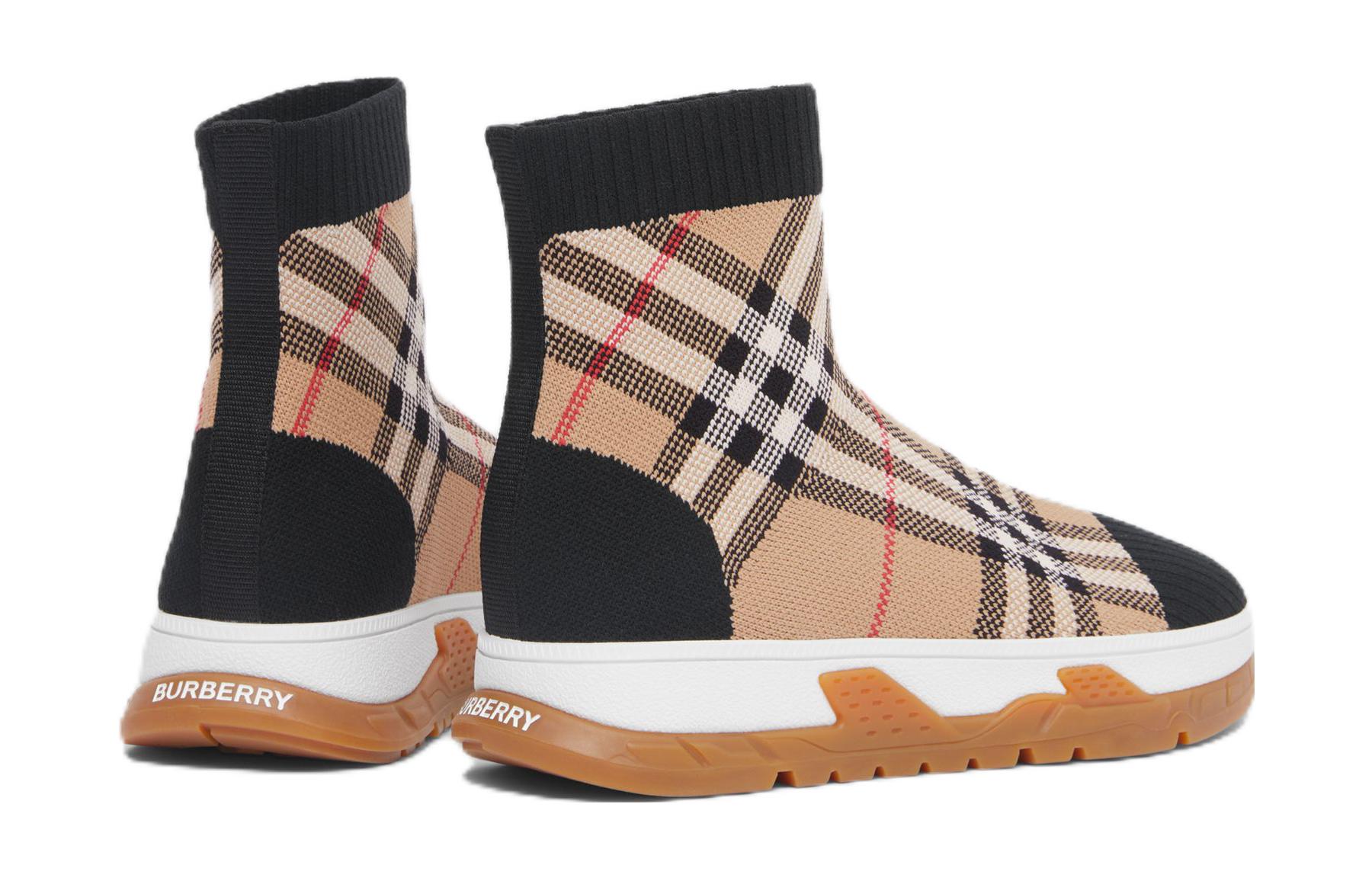 (PS) Burberry Sneaker 'Black Check Knit' 圖 4