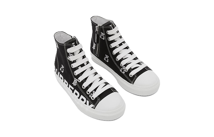 (PS) Burberry Thomas High-Top 'Teddy Bear Embroidery Black and White' 圖 3