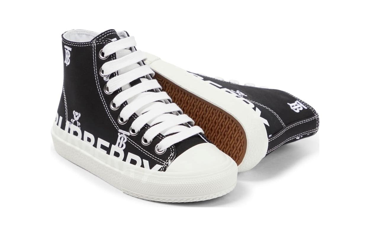 (PS) Burberry Thomas High-Top 'Teddy Bear Embroidery Black and White' 圖 6