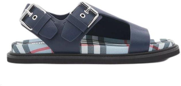 (PS) (幼児用) バーバリー ヴィンテージチェック レザーサンダル 'ブルー' 80494021 80494021 Order (PS) (幼児用) バーバリー ヴィンテージチェック レザーサンダル 'ブルー' 80494021 80494021
