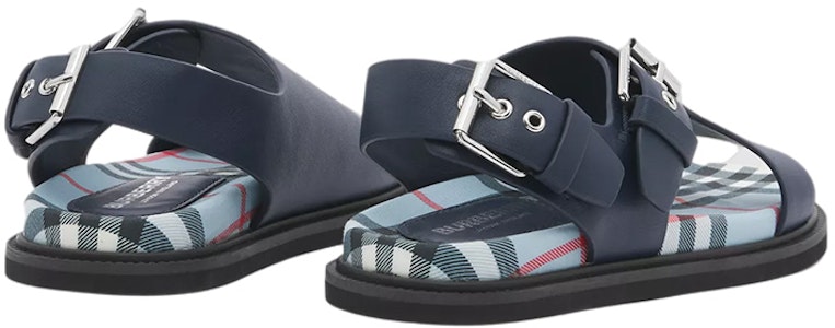 (PS) (幼児用) バーバリー ヴィンテージチェック レザーサンダル 'ブルー' 80494021 80494021 Shop (PS) (幼児用) バーバリー ヴィンテージチェック レザーサンダル 'ブルー' 80494021 80494021