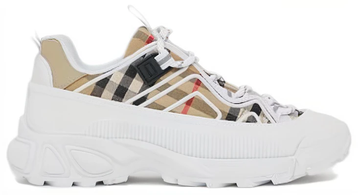 (PS) Zapatillas Burberry Vintage Check de Cuero 'Blanco Marrón' 80475321 Order (PS) Zapatillas Burberry Vintage Check de Cuero 'Blanco Marrón' 80475321