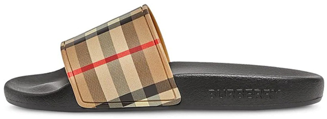(Preschool) Burberry Vintage Check Sandals 'Beige Black' 80270701 Buy (Preschool) Burberry Vintage Check Sandals 'Beige Black' 80270701
