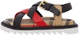(Preschool) Burberry Vintage Check Three-Color Leather Sandals 'Beige' 80504901