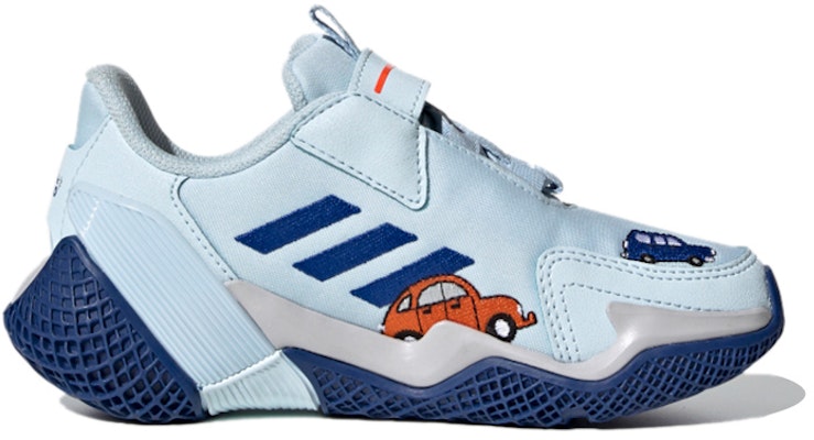 (Preschool) adidas Cleofus x adidas 4Uture Rnr El K 'Blue Orange Yellow' FW8034 Order (Preschool) adidas Cleofus x adidas 4Uture Rnr El K 'Blue Orange Yellow' FW8034