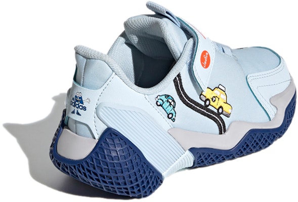 (Preschool) adidas Cleofus x adidas 4Uture Rnr El K 'Blue Orange Yellow' FW8034 Shop (Preschool) adidas Cleofus x adidas 4Uture Rnr El K 'Blue Orange Yellow' FW8034