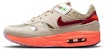 (PS) CLOT x Nike Air Max 1 'Kiss of Death' 2021 Lelaki Kasut Sukan DH2493-100