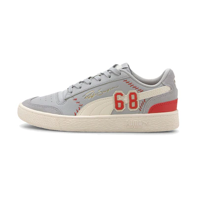 (PS) Puma Collegiate X Ralph Sampson Lo (Big ) Casual Shoes Grey/Red/White