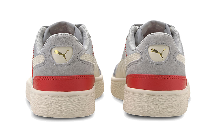 (PS) Puma Collegiate X Ralph Sampson Lo (Big ) Casual Shoes Grey/Red/White 圖 4