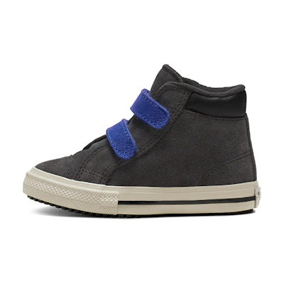 (TD) Converse ' Chuck Taylor All Star Hook And Loop Pc Boot High Top Black/Blue