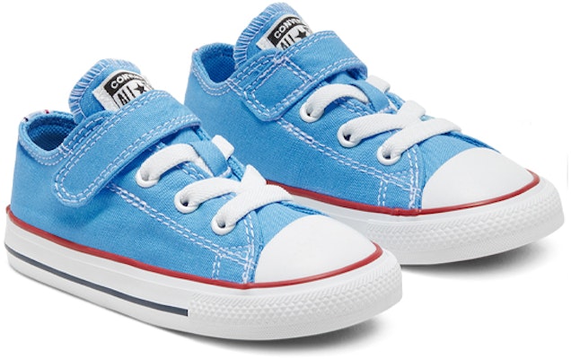 (Toddler) Converse ' Chuck Taylor All Star Seasonal Color Easy-On Blue 766823C Lookbook (Toddler) Converse ' Chuck Taylor All Star Seasonal Color Easy-On Blue 766823C