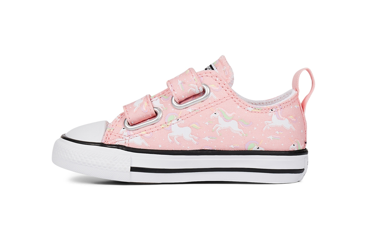 (TD) Converse ' Chuck Taylor All Star Unicorns Hook-And-Loop Pink