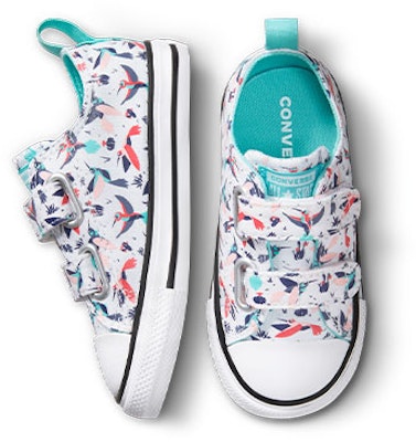 (Toddler) Converse All Star 'White Blue' A01676C Shop (Toddler) Converse All Star 'White Blue' A01676C