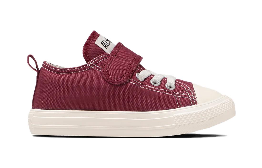 Order 中童 Converse All Star Light V-1 OX 防滑 低筒 兒童帆布鞋 紅色 日版