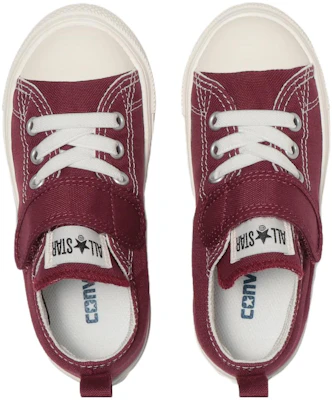 中童 Converse All Star Light V-1 OX 防滑 低筒 兒童帆布鞋 紅色 日版 Lookbook 中童 Converse All Star Light V-1 OX 防滑 低筒 兒童帆布鞋 紅色 日版