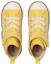 Shop 中童 Converse All Star N Easybelt V-1 HI 防滑減震 高筒 童鞋帆布鞋 黃色 日本版