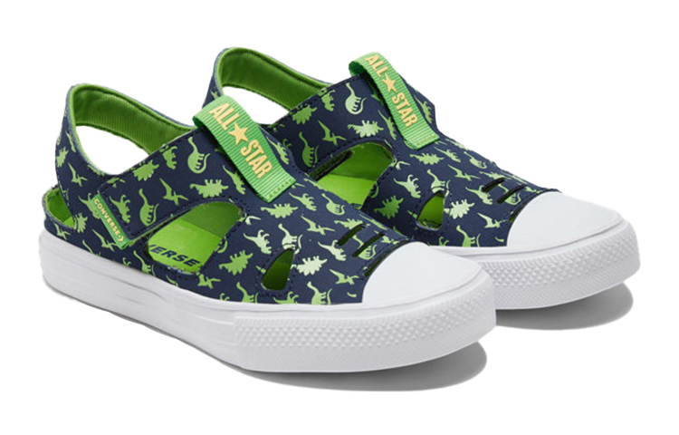 Lookbook (Preschool) Converse All Star Superplay Sandal 'Blue Green' 670740C