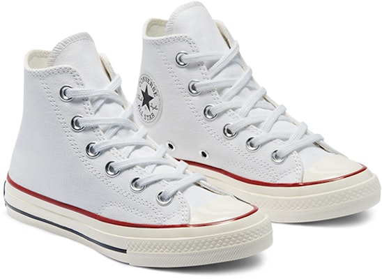(Preschool) Converse Chuck 70 Vintage Canvas High 'White Garnet' 368984C Lookbook (Preschool) Converse Chuck 70 Vintage Canvas High 'White Garnet' 368984C