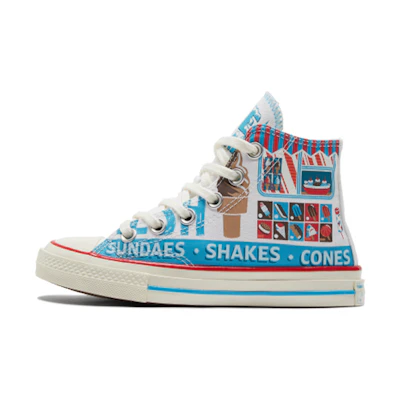 (PS) Converse Chuck Taylor All Star 1970s 'White Blue Red'