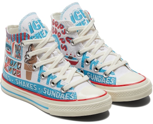 (PS) Converse Chuck Taylor All Star 1970-an 'Putih Biru Merah' A00395C Lookbook (PS) Converse Chuck Taylor All Star 1970-an 'Putih Biru Merah' A00395C