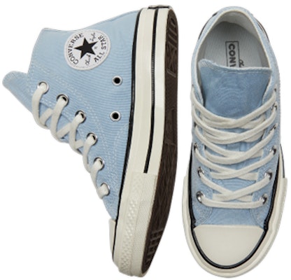 中童 Converse Chuck Taylor All Star 1970s 高筒帆布鞋 霧霾藍 Shop 中童 Converse Chuck Taylor All Star 1970s 高筒帆布鞋 霧霾藍