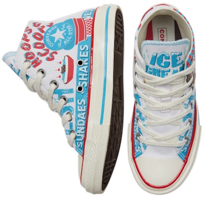 (PS) Converse Chuck Taylor All Star 1970-an 'Putih Biru Merah' A00395C Purchase (PS) Converse Chuck Taylor All Star 1970-an 'Putih Biru Merah' A00395C