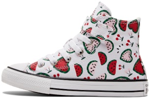 (Preschool) Converse Chuck Taylor All Star 1V 'White Red Green' A02604C (Preschool) Converse Chuck Taylor All Star 1V 'White Red Green' A02604C