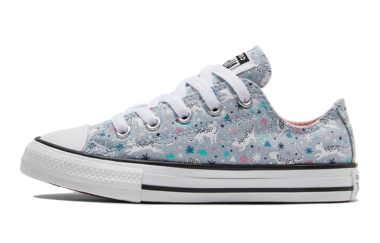 (PS) Converse Chuck Taylor All Star Sneakers K Blue/Multi-color