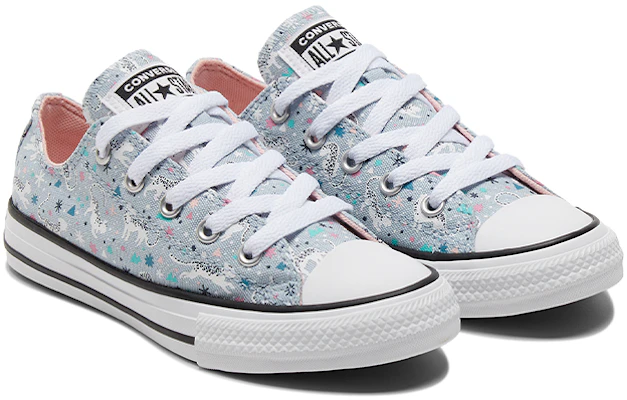 Preschool Converse Chuck Taylor All Star Animal Print Blue