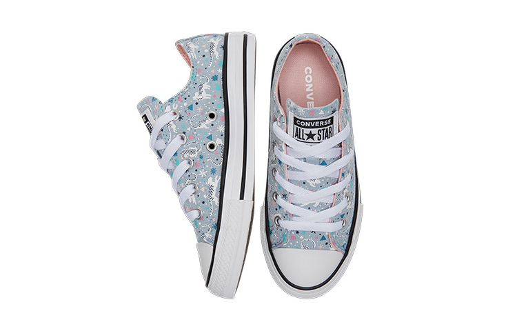 (PS) Converse Chuck Taylor All Star Sneakers K Blue/Multi-color 圖 5