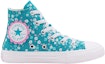 Order (PS) Converse Chuck Taylor All Star Bercorak Bunga Tinggi 'Biru'. 666876F