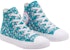 (PS) Converse Chuck Taylor All Star Bercorak Bunga Tinggi 'Biru'. 666876F