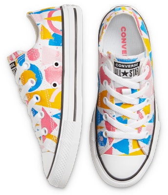 (PS) Converse Chuck Taylor All Star 'Putih Kuning Biru' 668449C Shop (PS) Converse Chuck Taylor All Star 'Putih Kuning Biru' 668449C