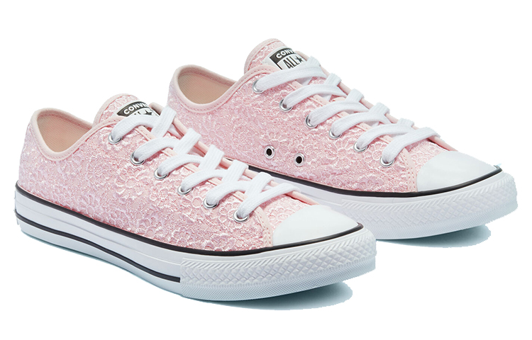 Lookbook (PS) 컨버스 척테일러 데이지 크로셰 핑크 668284F