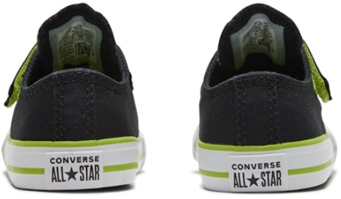 (TD) Converse Chuck Taylor All Star Dinoverse Hook dan Loop 'Hitam Hijau' 766204C Shop (TD) Converse Chuck Taylor All Star Dinoverse Hook dan Loop 'Hitam Hijau' 766204C