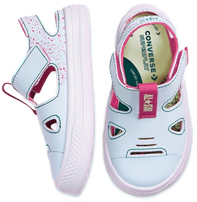 (TD) Converse Chuck Taylor All Star Azul Claro/Rojo 767564C Shop (TD) Converse Chuck Taylor All Star Azul Claro/Rojo 767564C