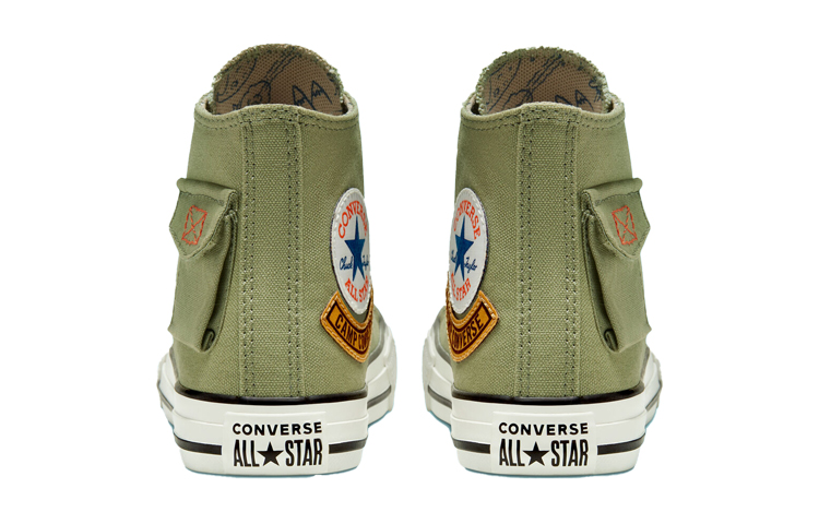 Shop 大童 Converse Chuck Taylor All Star 口袋款 淺綠色