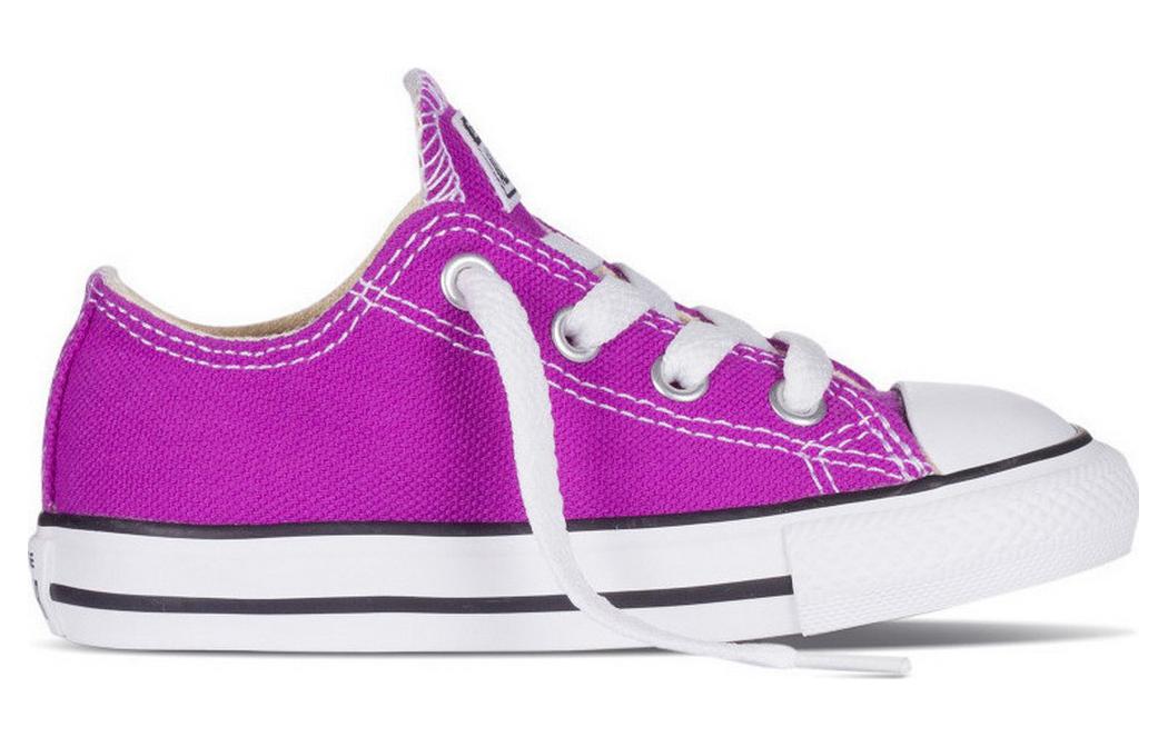 Lookbook Converse Chuck Taylor All Star 圓頭舒適 防滑耐磨 低筒 生活休閒鞋 男女同款 紫色