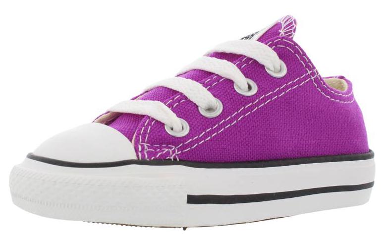 Shop Converse Chuck Taylor All Star 圓頭舒適 防滑耐磨 低筒 生活休閒鞋 男女同款 紫色