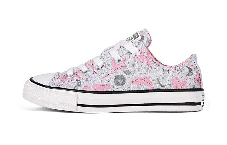 (Preschool) Converse Chuck Taylor All Star 'White Pink Black' 672222C