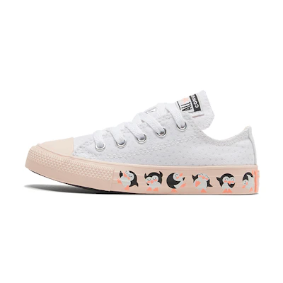 (Youth) Converse Chuck Taylor All Star Big White/Pink