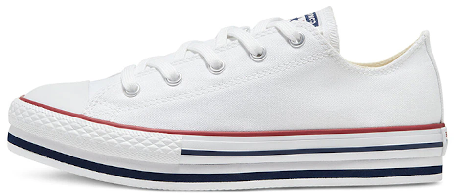 (JR) Converse Chuck Taylor All Star 'Blanco Rojo Azul' 668028C Buy (JR) Converse Chuck Taylor All Star 'Blanco Rojo Azul' 668028C