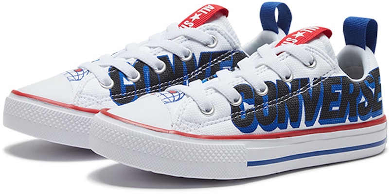 (PS) コンバース チャックテイラー オールスター 白/青 666482C Lookbook (PS) コンバース チャックテイラー オールスター 白/青 666482C