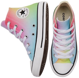 中童 Converse Chuck Taylor All Star 高筒休閒帆布鞋 多色 彩虹漸變 Shop 中童 Converse Chuck Taylor All Star 高筒休閒帆布鞋 多色 彩虹漸變
